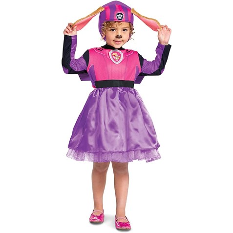 Fantasia Skye Patrulha Canina Paw Patrol Infantil Luxo Nova Fantasia Skye Patrulha Canina Paw Patrol Infantil Luxo Nova