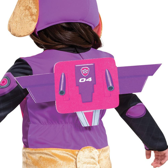 Fantasia Skye Patrulha Canina Paw Patrol Luxo Nova Infantil