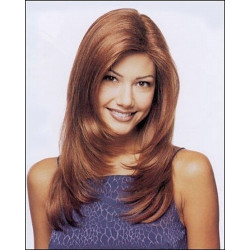 Peruca Adulto com Fibra Sintética Natural Angélica Luxo