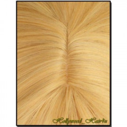 Peruca Adulto Loira Desfiado Com Franjas Fibra Sintética Natural