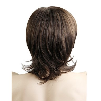 Peruca Adulto Masculina com Fibra Sintética Natural Castanho Peruca Adulto Masculina com Fibra Sintética Natural Castanho