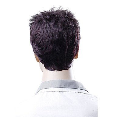 Peruca Adulto Masculina com Fibra Sintética Natural curto Peruca Adulto Masculina com Fibra Sintética Natural curto