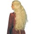 Peruca Adulto Medieval Loira Longo Cacheado