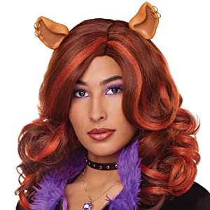 Peruca Adulto Monster High Clawdeen Luxo Peruca Adulto Monster High Clawdeen Luxo