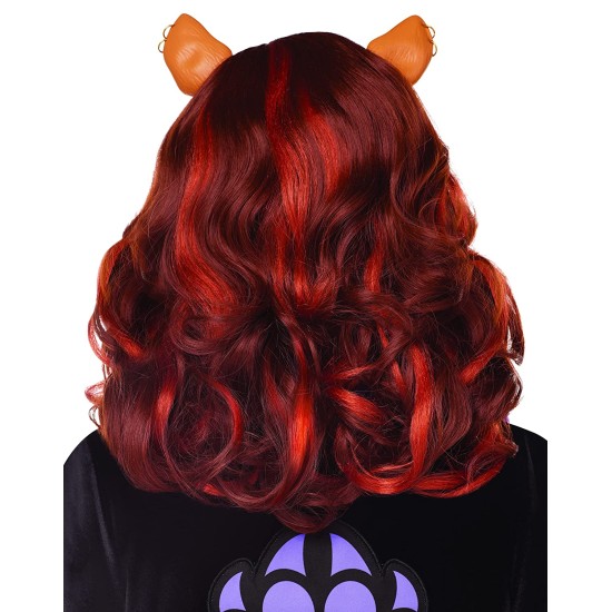 Peruca Adulto Monster High Clawdeen Luxo Peruca Adulto Monster High Clawdeen Luxo