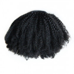 Peruca Afro Cabelo Humano Remy 25cm