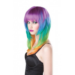 Peruca Colorida Adulto