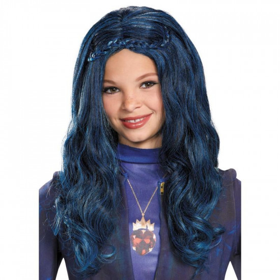 Peruca Descendentes Disney Evie Infantil Luxo Peruca Descendentes Disney Evie Infantil Luxo