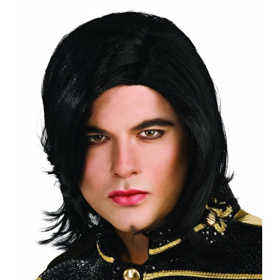 Peruca do Michael Jackson Luxo Adulto Peruca do Michael Jackson Luxo Adulto