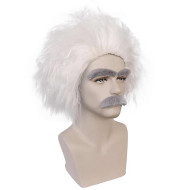 Peruca e Bigode Einstein Cientista Luxo