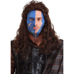 Peruca Escocês Coração Valente William Wallace Clássica Adulto