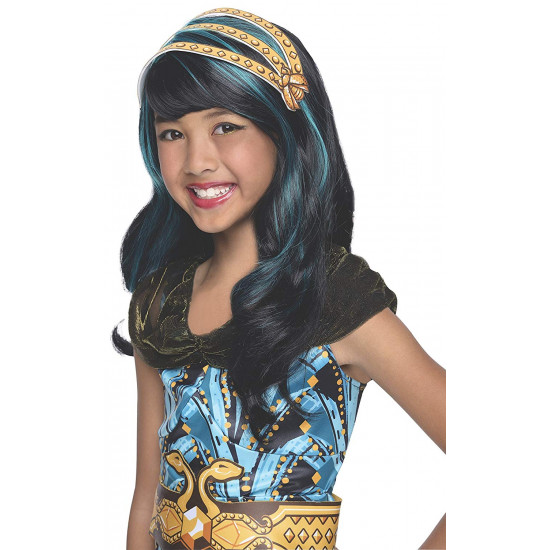 Peruca Infantil Monster High Cleo de Nile Clássica