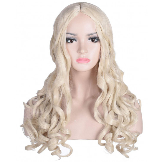 Peruca loira Deusa Mística Daenerys Targaryen Luxo Peruca loira Deusa Mística Daenerys Targaryen Luxo