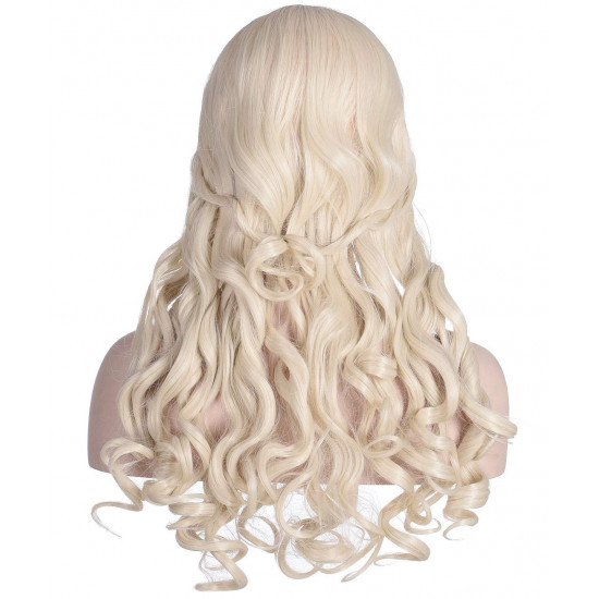 Peruca loira Deusa Mística Daenerys Targaryen Luxo Peruca loira Deusa Mística Daenerys Targaryen Luxo