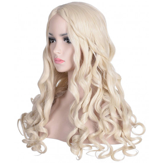 Peruca loira Deusa Mística Daenerys Targaryen Luxo Peruca loira Deusa Mística Daenerys Targaryen Luxo