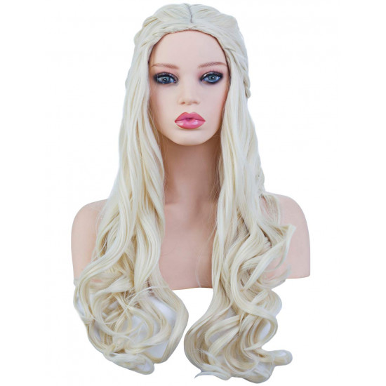 Peruca loira Deusa Mística Luxo Daenerys Targaryen Peruca loira Deusa Mística Luxo Daenerys Targaryen