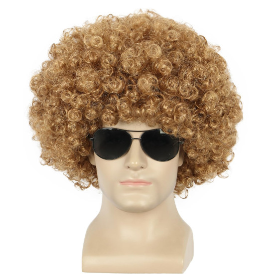 Peruca Marrom Luxo Adulto