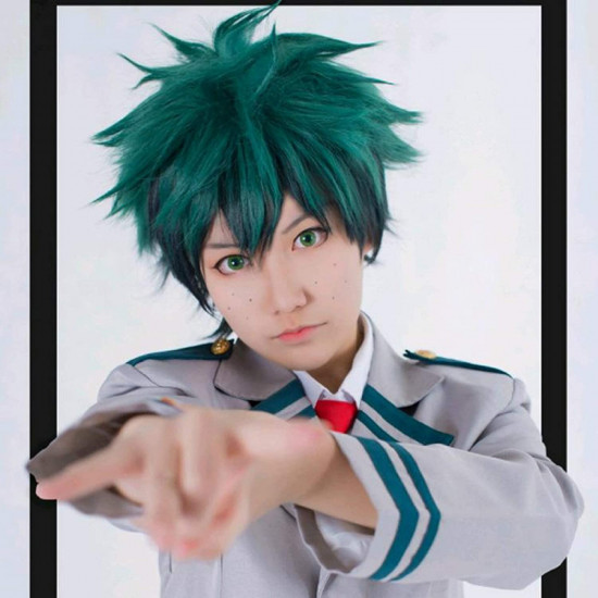 Peruca Naruto Luxo Cosplay Izuku