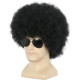 Peruca Preto Adulto Luxo