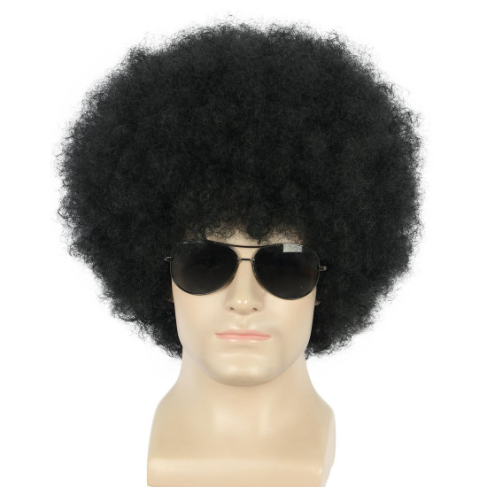 Peruca Preto Adulto Luxo