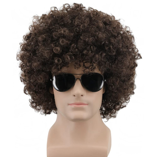 Peruca Preto Luxo Adulto