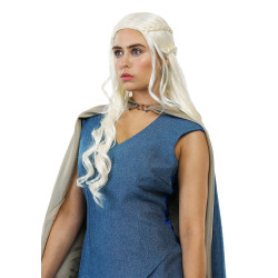 Peruca Rainha dos Dragões Daenerys Targaryen Khaleesi  Game of Thrones