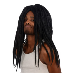 Peruca Rastafari Castanho Adulto