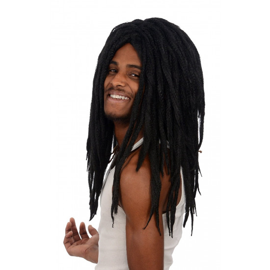 Peruca Rastafari Castanho Adulto Peruca Rastafari Castanho Adulto