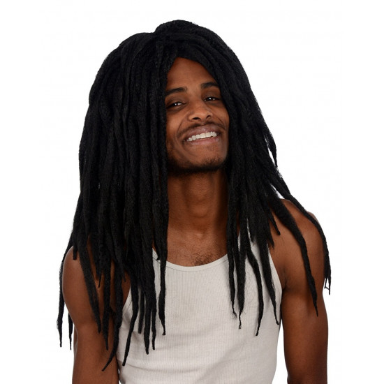 Peruca Rastafari Castanho Adulto Peruca Rastafari Castanho Adulto
