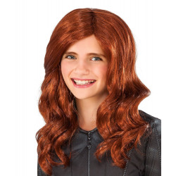 Peruca Viúva Negra Guerra civil Os Vingadores Infantil