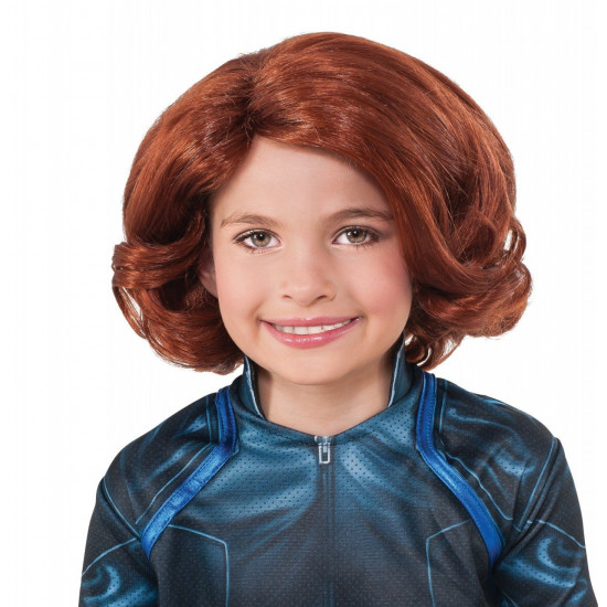 Peruca Viúva Negra Infantil Os Vingadores A Era de Ultron Peruca Viúva Negra Infantil Os Vingadores A Era de Ultron