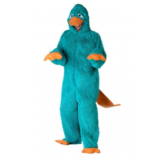 Fantasia Agente Perry de Phineas e Ferb Luxo Adulto