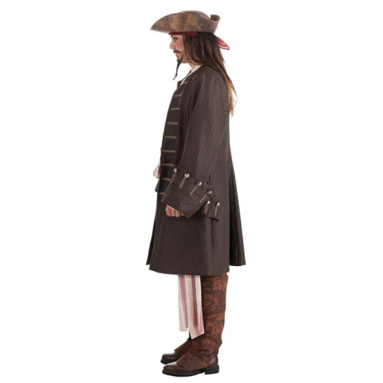 Fantasia Jack Sparrow Piratas do Caribe Realistico