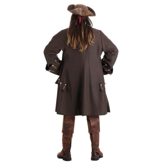 Fantasia Jack Sparrow Piratas do Caribe Realistico