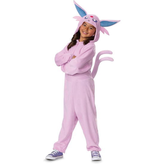 Fantasia Pokemon Espeon Infantil Luxo