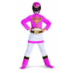 Fantasia Power Rangers Rosa Infantil