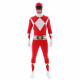 Fantasia Power Rangers Vermelho Luxo Fantasia Power Rangers Vermelho Luxo