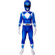 Fantasia Power Rangers Azul Infantil Luxo Fantasia Power Rangers Azul Infantil Luxo