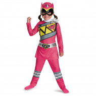 Fantasia Power Rangers Dino Charger Rosa Infantil