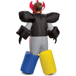 Fantasia Power Rangers Megaforce Megazord Elite Infantil Inflável