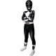 Fantasia Power Rangers Preta Infantil Luxo Fantasia Power Rangers Preta Infantil Luxo