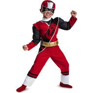 Fantasia Power Rangers Super Megaforce Vermelho Infantil