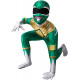 Fantasia Power Rangers Verde Infantil Luxo Fantasia Power Rangers Verde Infantil Luxo