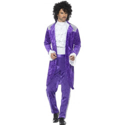Fantasia Prince Purple Rain Adulto Luxo