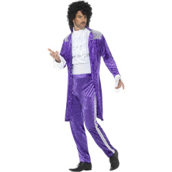 Fantasia Prince Purple Rain Adulto Luxo