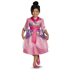 Fantasia Mulan Brilhante Clássica Infantil