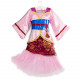 Fantasia Quimono Princesa Mulan Infantil Fantasia Quimono Princesa Mulan Infantil