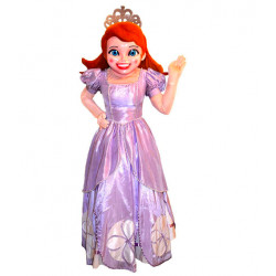 Mascote Princesa Sofia Luxo Novo