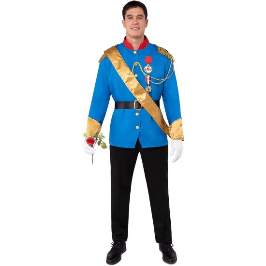 Fantasia Príncipe Adulto Masculino Luxo Fantasia Príncipe Adulto Masculino Luxo