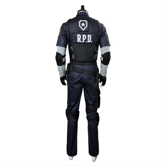 Fantasia Resident Evil Policial Leon Scott Kennedy Adulto Fantasia Resident Evil Policial Leon Scott Kennedy Adulto